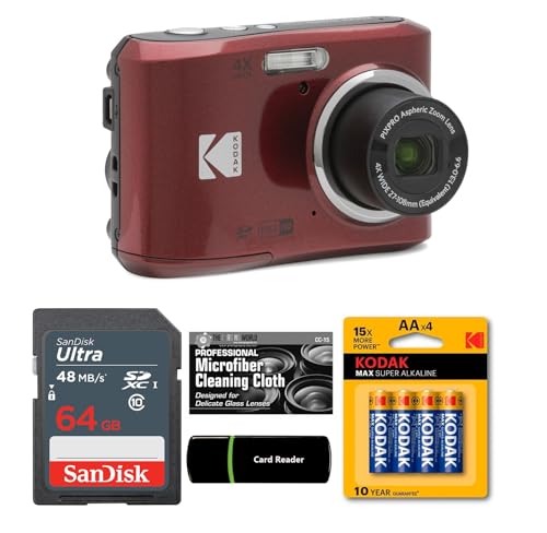 Amazon | Kodak PIXPRO FZ45 16MP デジタルカメラ 4倍光学ズーム 27mm